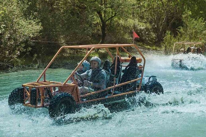 3 in 1 Rafting Buggy Safari and Zipline Adventure in Antalya - A short zipline with beginner-friendly appeal