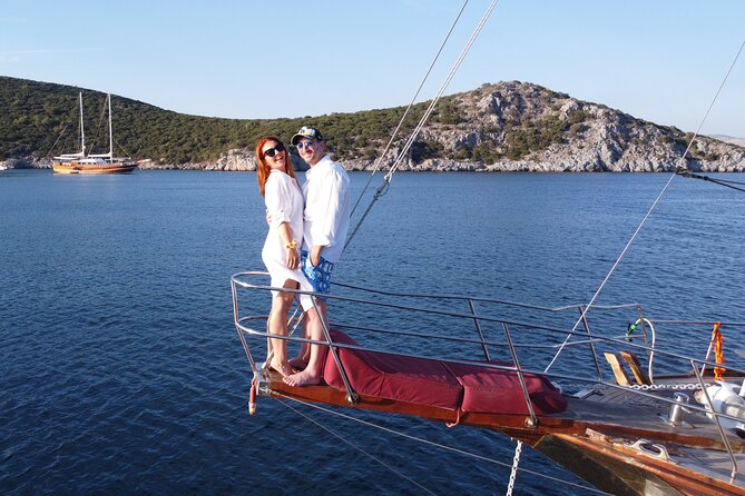 6 Hours Private Charter Boat Tour with Lunch in Bodrum - Aquarius Bay gives you the longest first swim