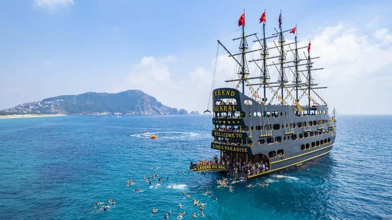Alanya: All Inclusive Luxury Boat Trip w/ Optional Free Time - Swimming at Ulaş Beach and Cleopatra Beach