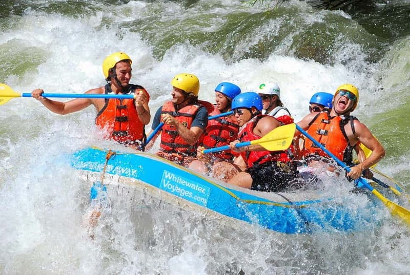 Alanya /Antalya /Side Rafting and Buggy, Quad Option Zipline - A 7-kilometer rafting run with rapids and calm water