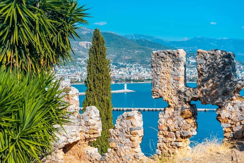 Alanya: Castle Tour with Damlatas Cave & Cable Car Options - Alanya Terrace, the first wide-angle view