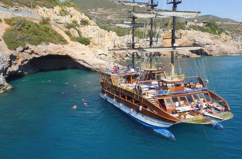 Alanya: Catamaran Boat Tour with Snorkeling and BBQ Lunch - Key points at a glance