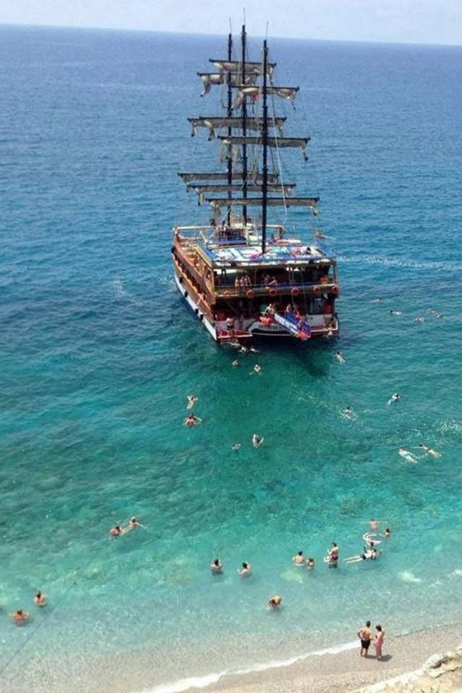 Alanya: Catamaran Boat Tour with Snorkeling and BBQ Lunch - Pirates Cave, Lover’s Cave, and Phosphorus Cave