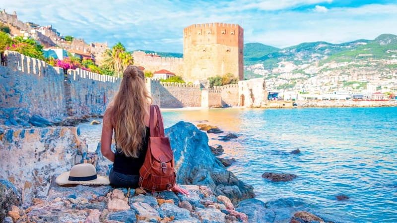 Alanya City Highlights & Sunset Beach BBQ Party - Cleopatra’s Beach and the small Damlatas Cave
