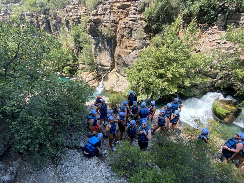 Alanya/City of Side: Canyoning, Rafting and Ziplining Tour - One hour in the canyon before the rafts
