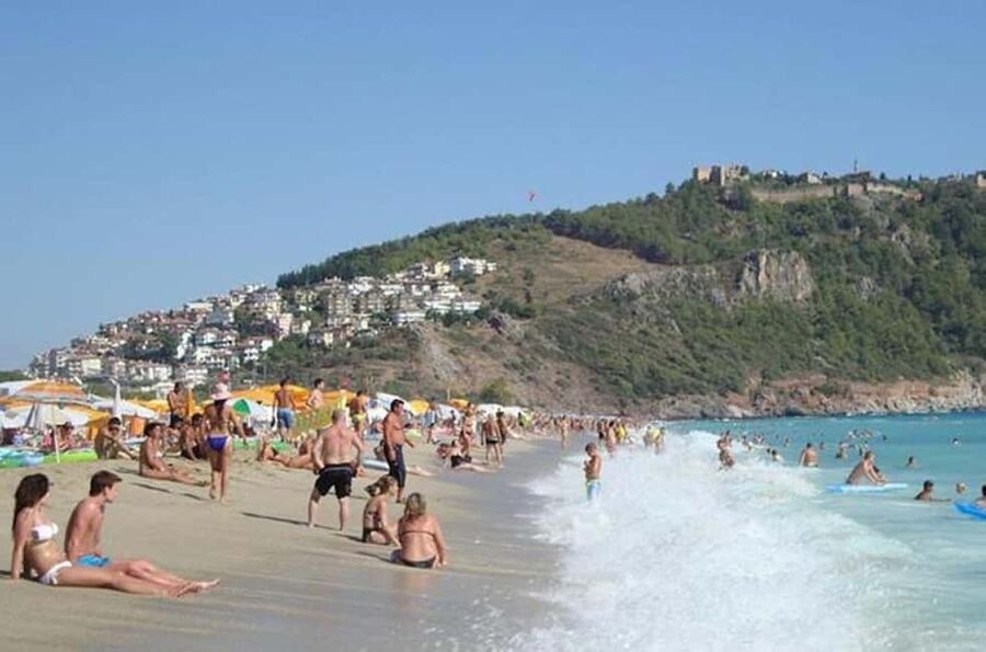 Alanya City Tour: Cleopatra Beach & Optional Cable Car Ride - Riding toward Alanya Castle