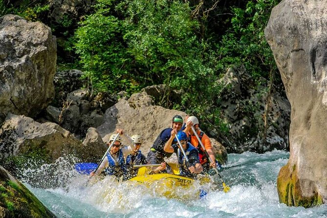 Alanya Eagle Canyon Tour With Rafting Or Selge Ancient City - A river lunch after the canyon
