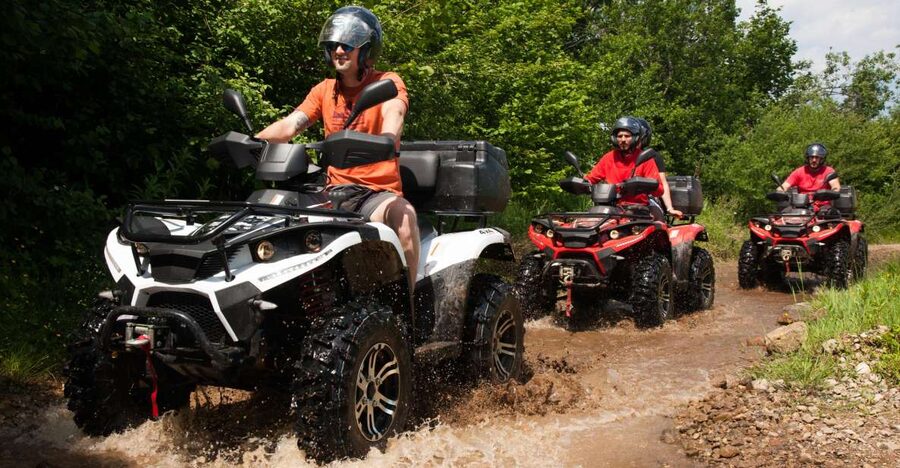 Alanya: Forest Quad-Bike Excursion with Hotel Pickup - Mountain stops give the tour breathing room