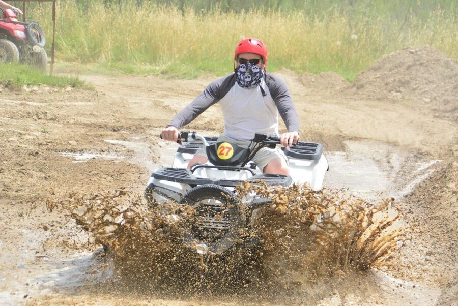 Alanya: Forest Quad-Bike Excursion with Hotel Pickup - Guides, group control, and the overall mood