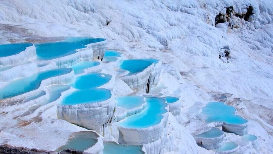 Alanya: Guided Pamukkale Tour with Breakfast, Lunch, Dinner - The thermal pools and Cleopatra Pool choice