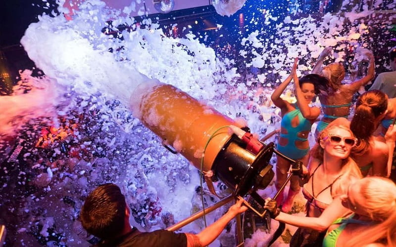 Alanya Optional Alcoholic Sunset Boat Cruise and Foam Party - The music and foam party