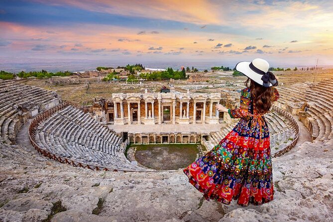 Alanya Pamukkale & Hierapolis Day Trip With Lunch - The Cotton Castle and thermal water