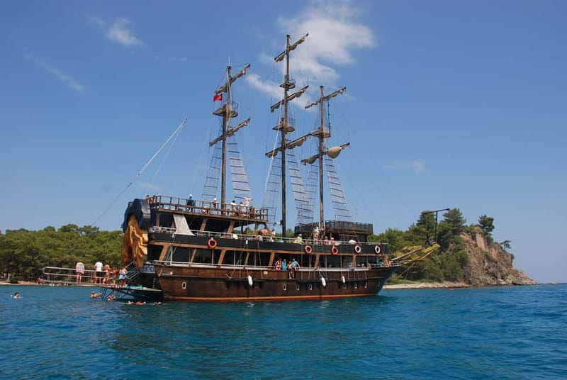 Alanya: Pirate Boat Trip with Meal, Drinks and Pickup Option - Getting to the Port From Alanya and Nearby Resorts