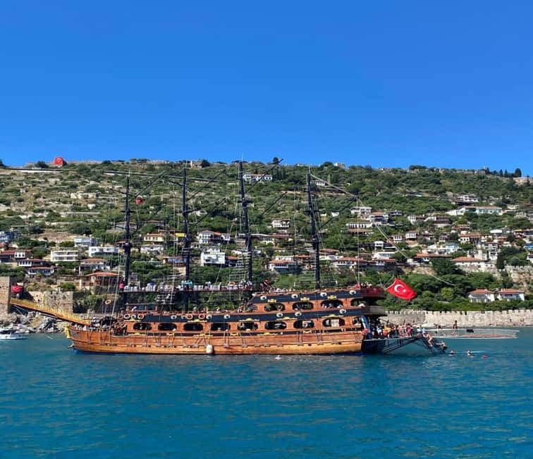 Alanya: Pirate Boat with Lunch and Unlimited Drinks - Setting sail from Alanya on Grand Troys07