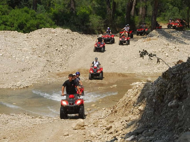Alanya: Quad Safari Tour in the Taurus Mountains - River water, rest stops, and photographs