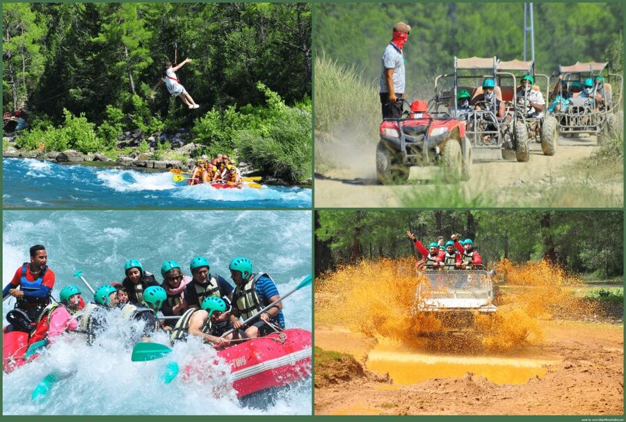 Alanya: Rafting, Zipline, Quad, Buggy, Jeep Tour with Lunch - Key points before you book