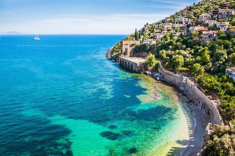 Alanya: Relax Boat Trip With Lunch & Swimming - Swimming at three or four Mediterranean stops