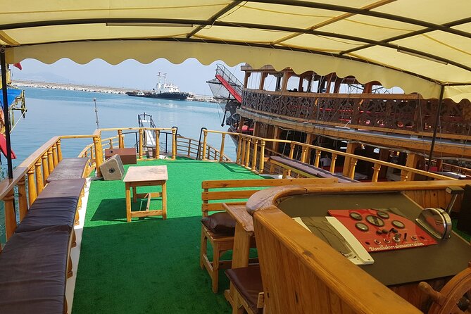 Alanya Relaxing Boat Tour with Lunch, Soft Drinks & Transfer - Lunch on deck: simple, filling, and included