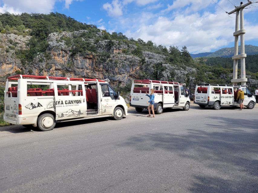 Alanya: Sapadere Canyon Waterfalls & Dwarfs Cave Tour - The day at a glance