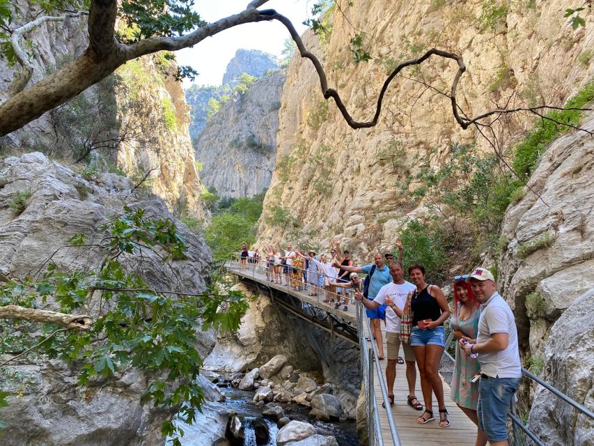 Alanya: Sapadere Canyon Waterfalls & Dwarfs Cave Tour - Lunch beside the river