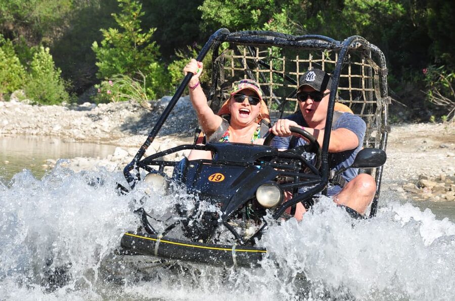 Alanya: Super Combo Quad, Buggy, Rafting & Zipline w/Lunch - Lunch and a refreshing swim before the river