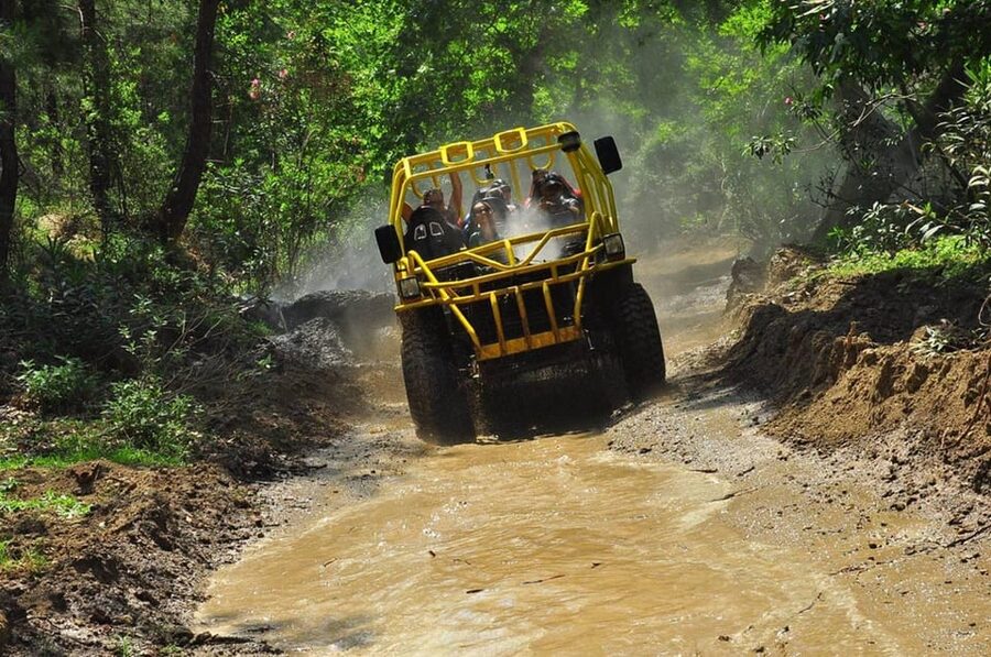 Alanya: Super Combo Quad, Buggy, Rafting & Zipline w/Lunch - Quad and buggy rides: fun, but not free roaming