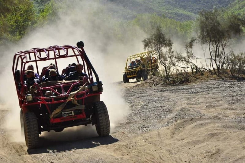 Alanya: Super Combo Quad, Buggy, Rafting & Zipline w/Lunch - Pickup from Alanya and the long road inland