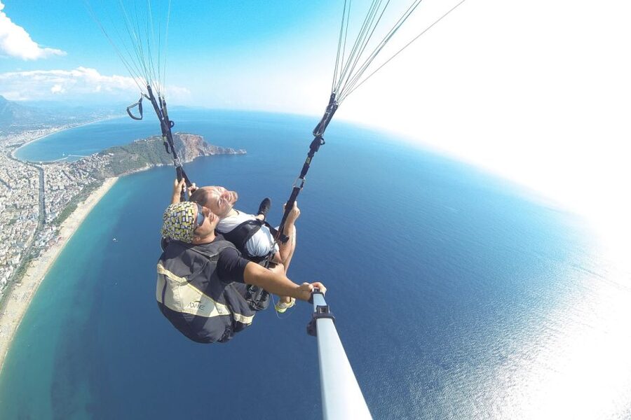 Alanya: Tandem Paragliding Experience Over Cleopatra Beach - What Takeoff Feels Like
