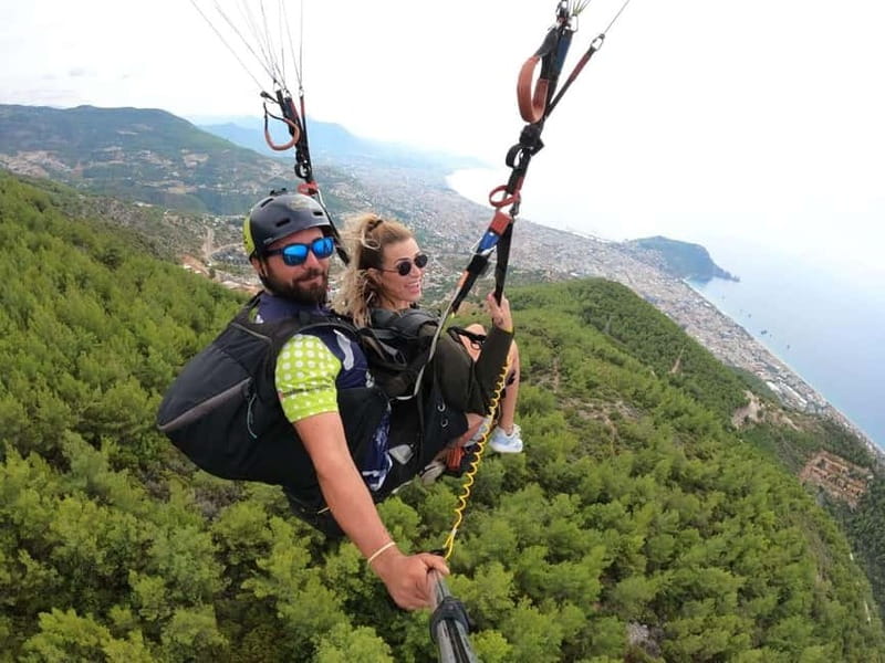 Alanya: Tandem Paragliding Experience with Video Option - Landing on Cleopatra Beach