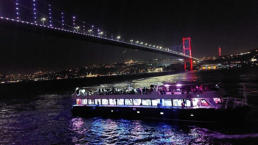 All Inclusive; Istanbul Bosphorus Dinner Cruise w/live shows - Boarding and finding your table