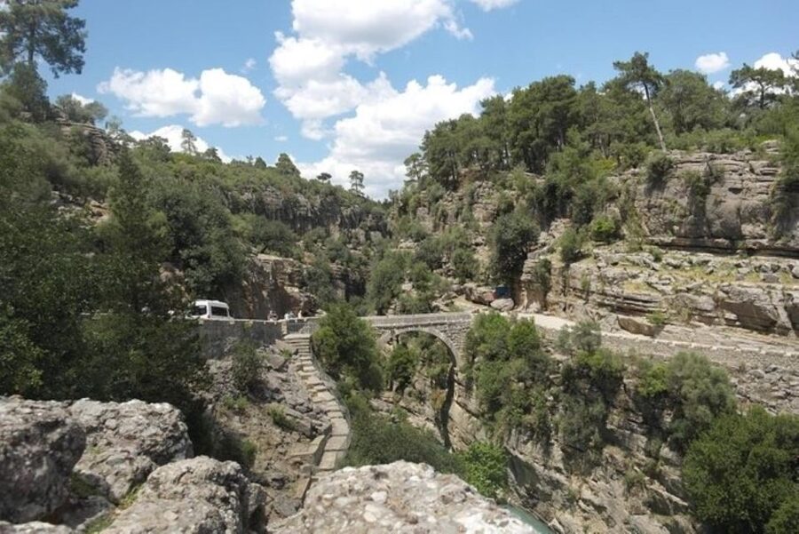 Ancient Selge, Tazi Canyon & Adam Rocks Adventure - Hotel pickup and the shared jeep-safari ride