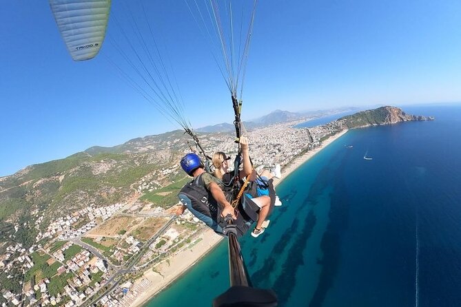 Antalya Alanya Paragliding Takeoff From 700 Meters - Cleopatra Beach makes the ending worthwhile