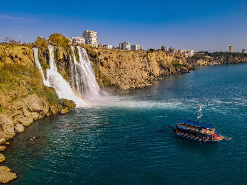 Antalya: Beach & Waterfalls Boat Trip w/ Lunch & Soft Drinks - Karpuzkaldiran and the waterfall spray