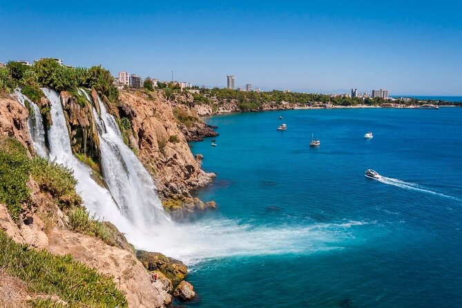 Antalya /Belek : Guided City Tour w/Cable Car & Waterfalls & Boat - Hadrian’s Gate and the old Roman entrance