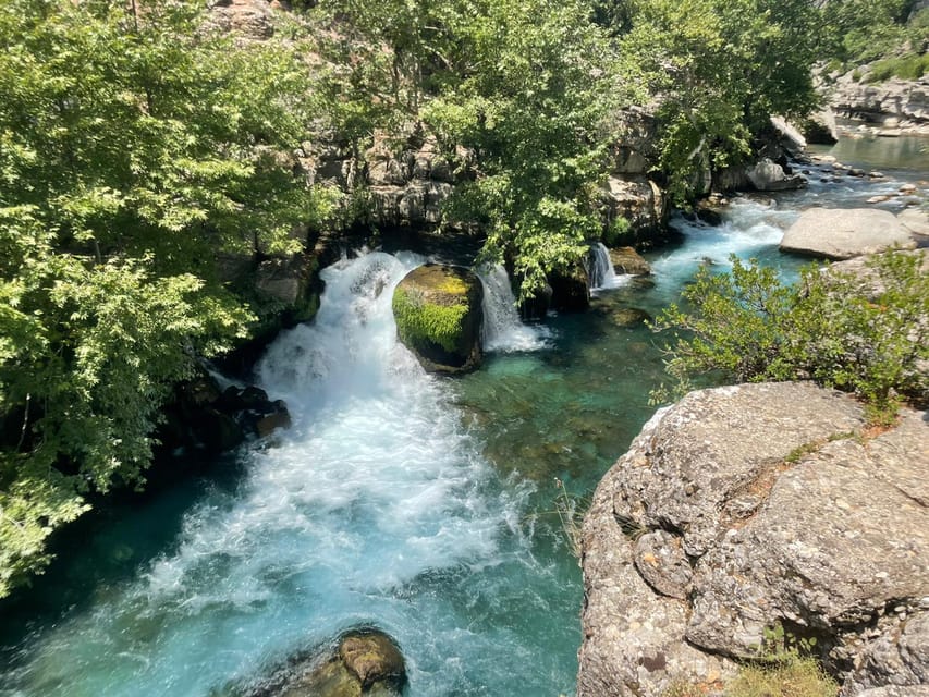 Antalya: Canyoning, Rafting, Quad, Jeep & Zipline with Lunch - Canyoning through cold river water