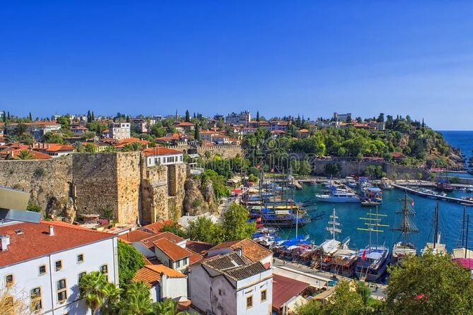 Antalya City Tour Full-Day Boat Tour Cable Car and Waterfall Peerless&Excellent - Tünektepe cable car: Antalya from above