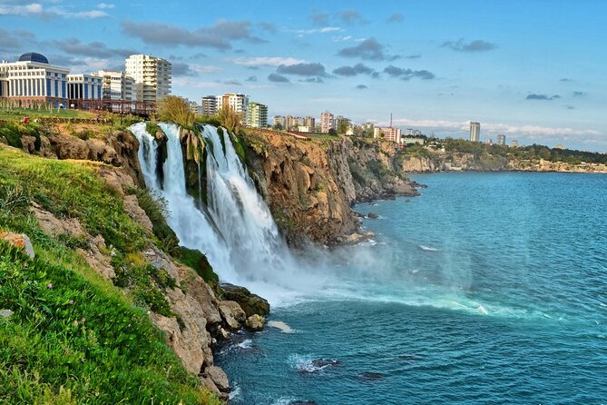 Antalya City Tour with Cable Car and Waterfalls - Lower Düden Waterfalls and the Mediterranean drop