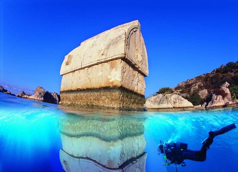 Antalya: Demre, Myra & Kekova Sunken City Boat Trip w/ Lunch - Seeing Kekova’s sunken city from the water