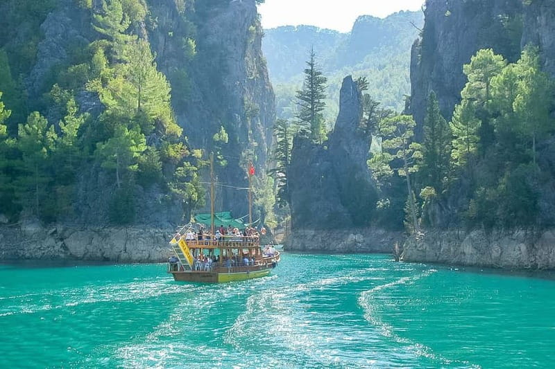 Antalya: Green Canyon Boat Trip w/Lunch near Green Lake - Key points to know before booking