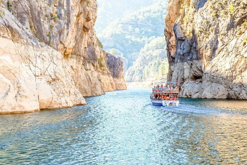 Antalya: Green Canyon Boat Trip w/Lunch near Green Lake - From Antalya hotels to the Taurus Mountains