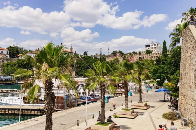Antalya: Guided City Tour with Top 2 Waterfalls incl. Lunch - Entering Kaleiçi through the Clock Tower and Hadrian’s Gate