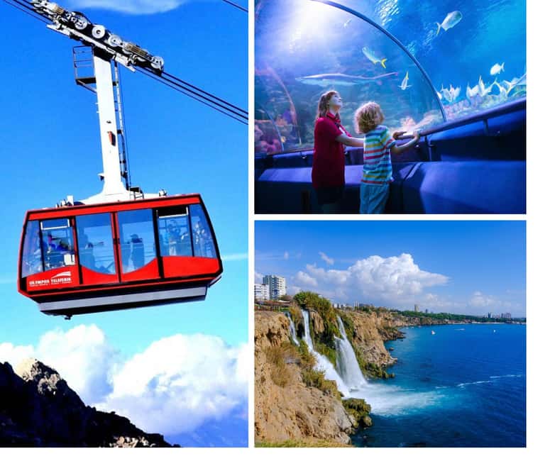 Antalya: Guided City Tour with Top 2 Waterfalls incl. Lunch - Lower Düden Waterfall and the Mediterranean drop