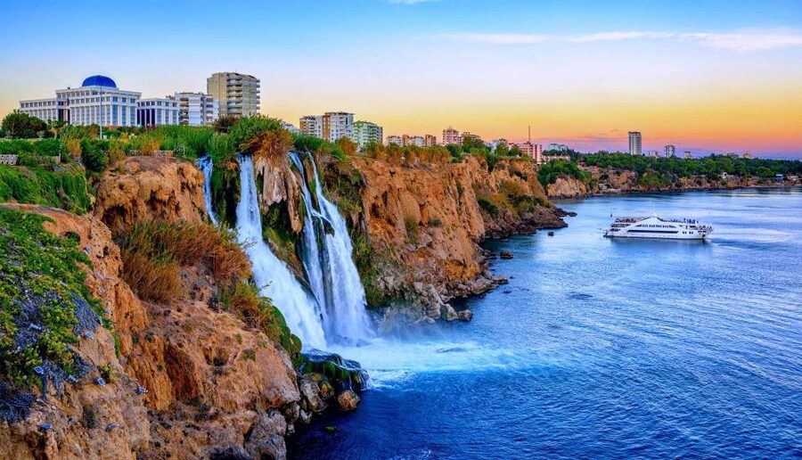 Antalya: Guided Old Town Tour with Boat Trip and Lunch - Duden Waterfalls, Antalya’s natural break
