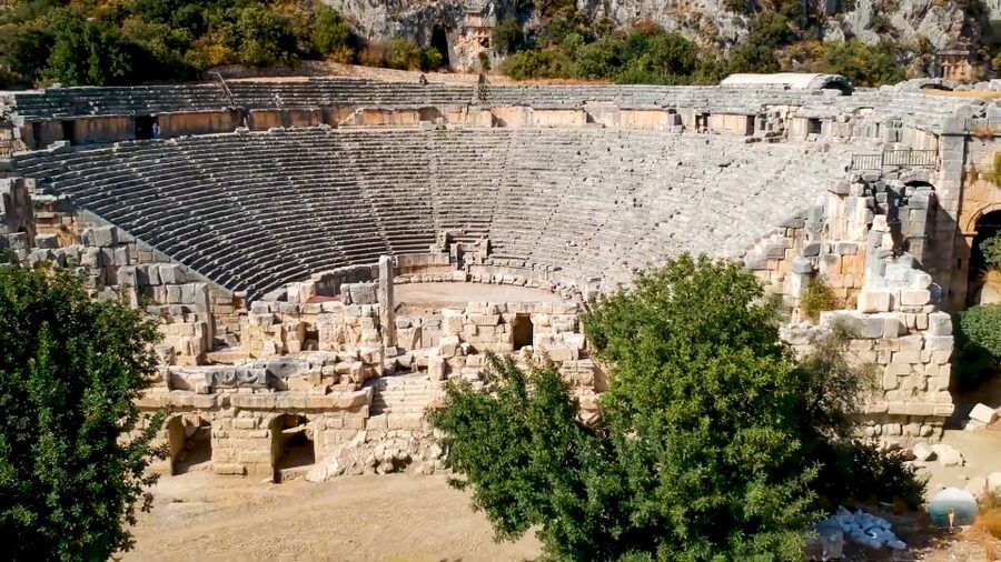 Antalya/Kemer: Kekova Sunken City, Demre & Lycia Day Tour - A swim near Kekova