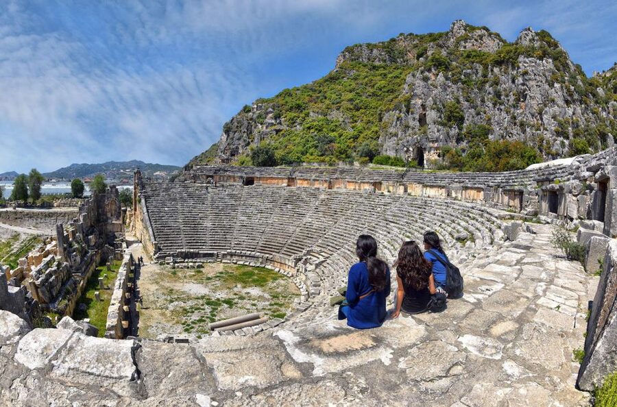 Antalya/Kemer: Kekova Sunken City, Demre & Lycia Day Tour - Myra’s Lycian tombs and Roman theater