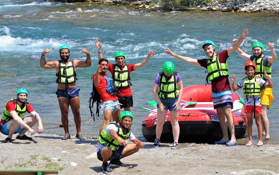 Antalya/Kemer: Koprulu Canyon Whitewater Rafting with Lunch - The old bridge before the first rapid