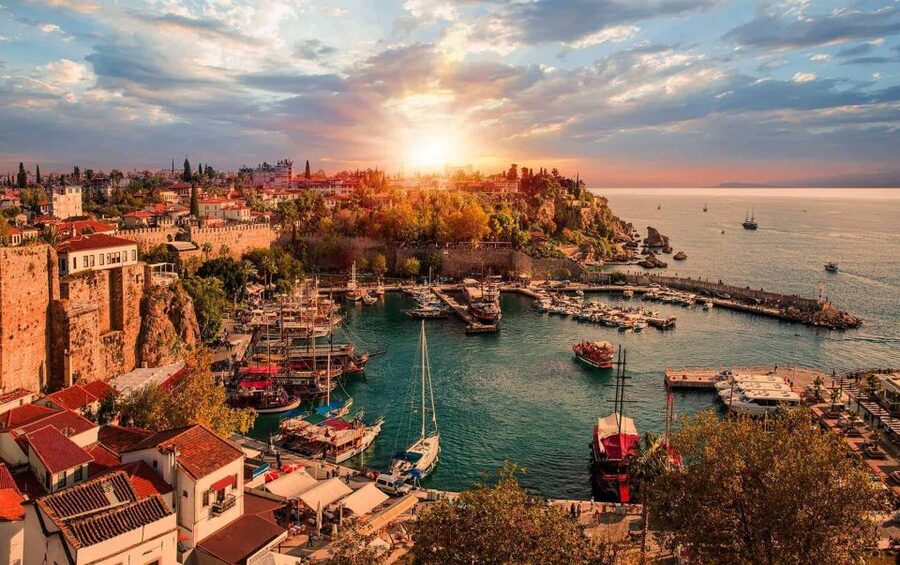 Antalya/Kemer: Old City, Waterfalls, Olympos Cable Car, Boat - Lunch, coffee, and the optional boat ride