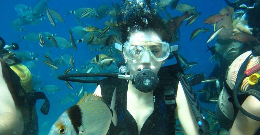 Antalya/Kemer: Scuba Diving Experience with Lunch & Pick up - Aquarium Bay: the first test at about five meters