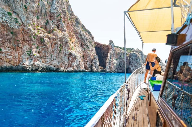 Antalya/Kemer: Suluada & Adrasan Boat Trip with Lunch - The cool water of Love Cave at Akseki Bay