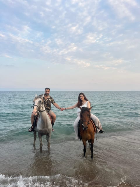 Antalya: Lara Beach & Forrest Horse Riding Safari - The ride begins with calm horses and a short lesson